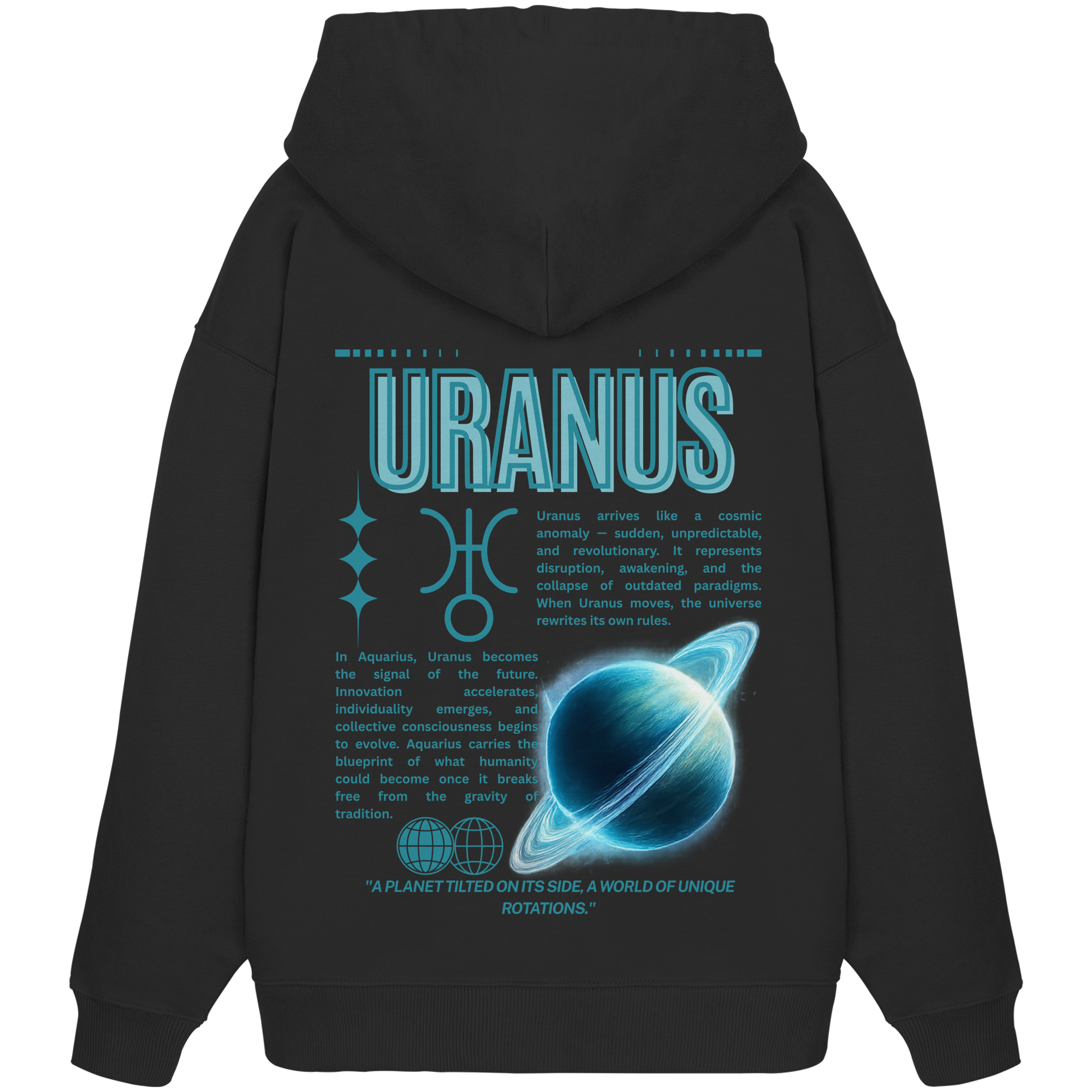 URANUS - Organic Oversize Hoodie