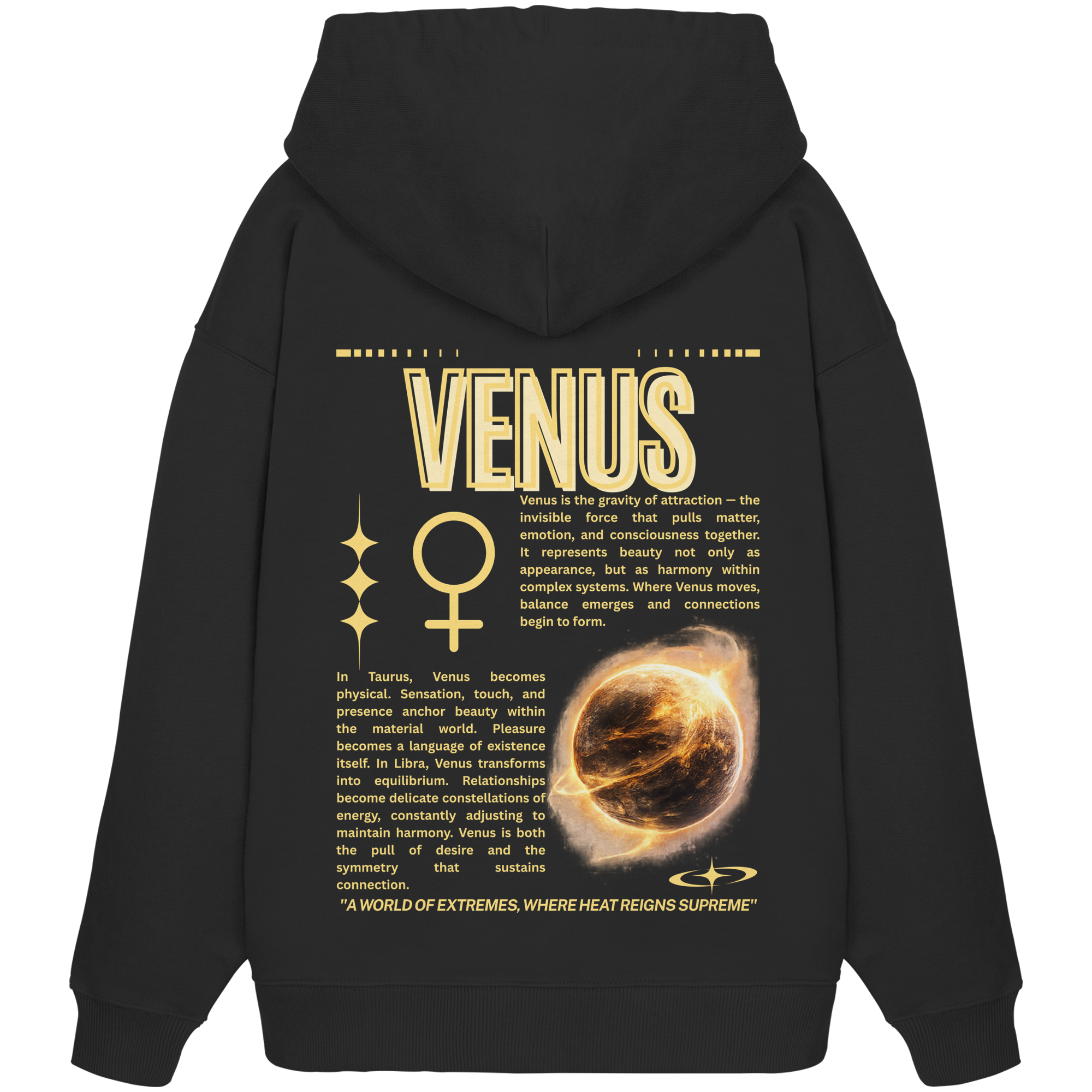 VENUS - Organic Oversize Hoodie