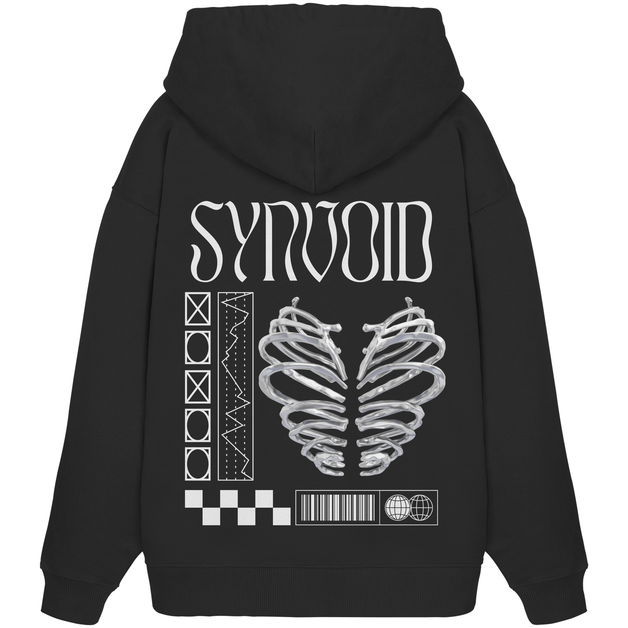 HOLLOW HEART - Organic Oversize Hoodie