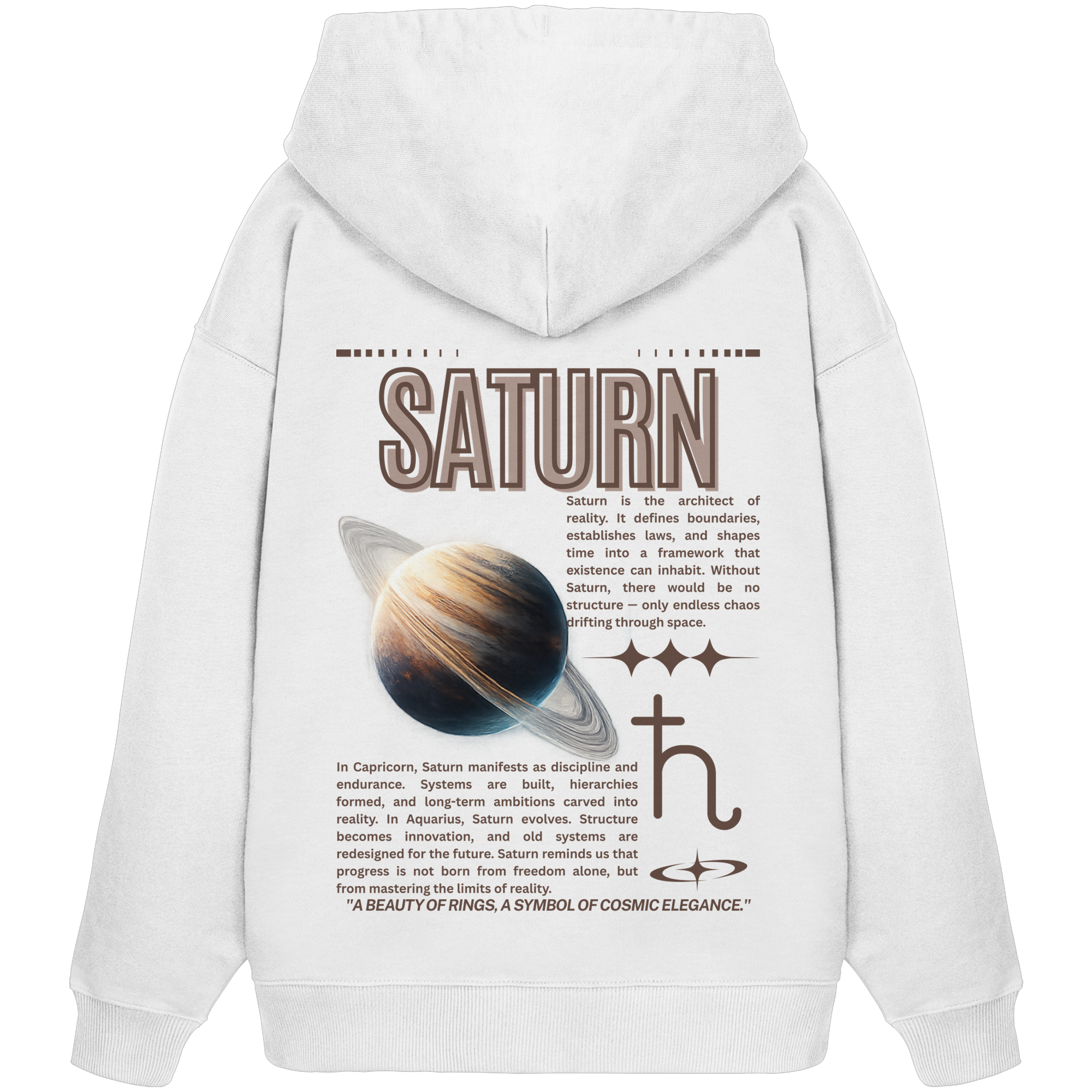 SATURN - Organic Oversize Hoodie