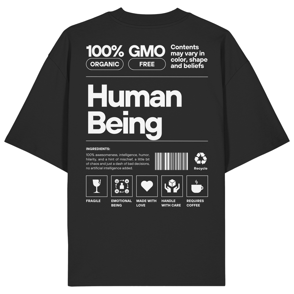 100% Human - Organic Oversize Shirt
