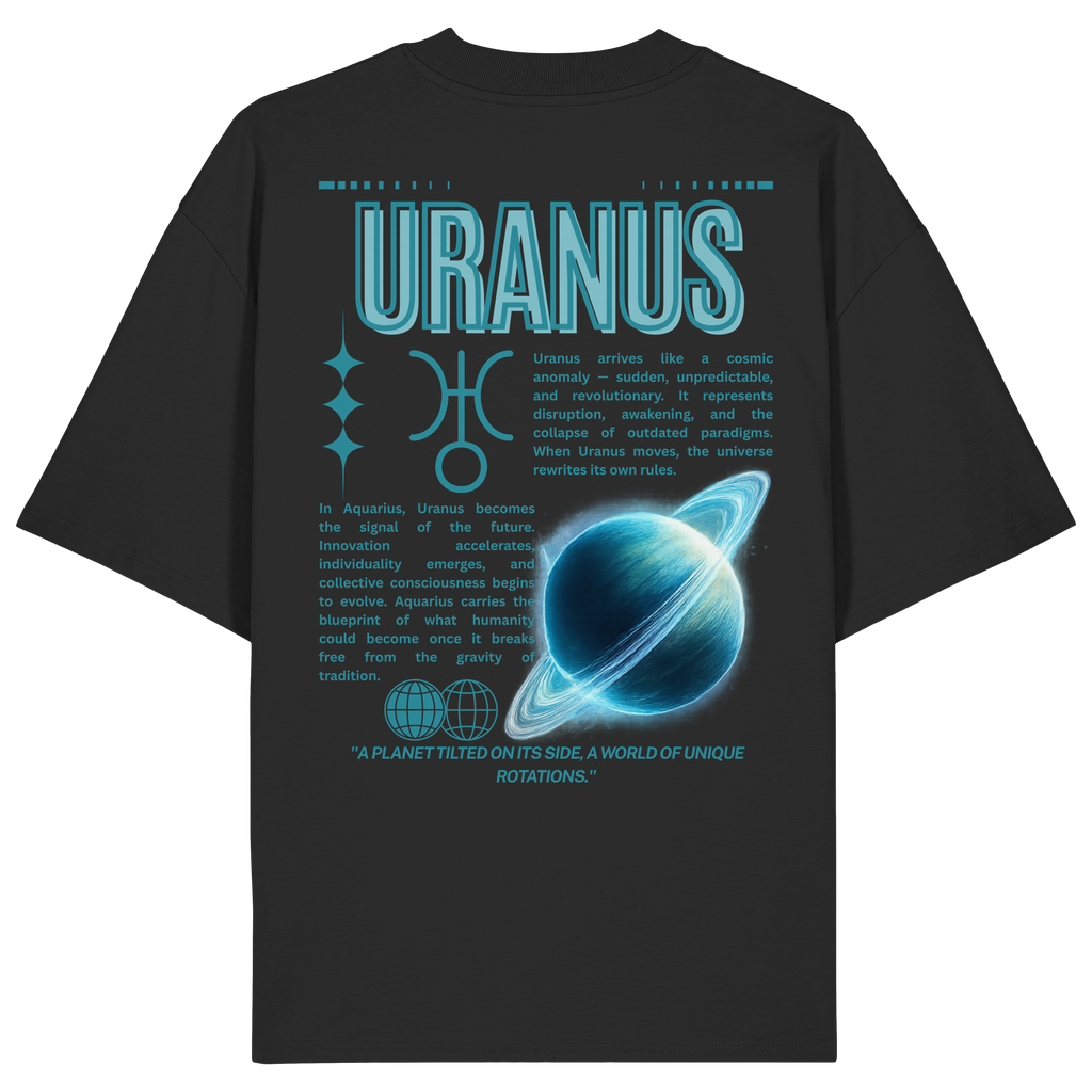 URANUS - Organic Oversize Shirt