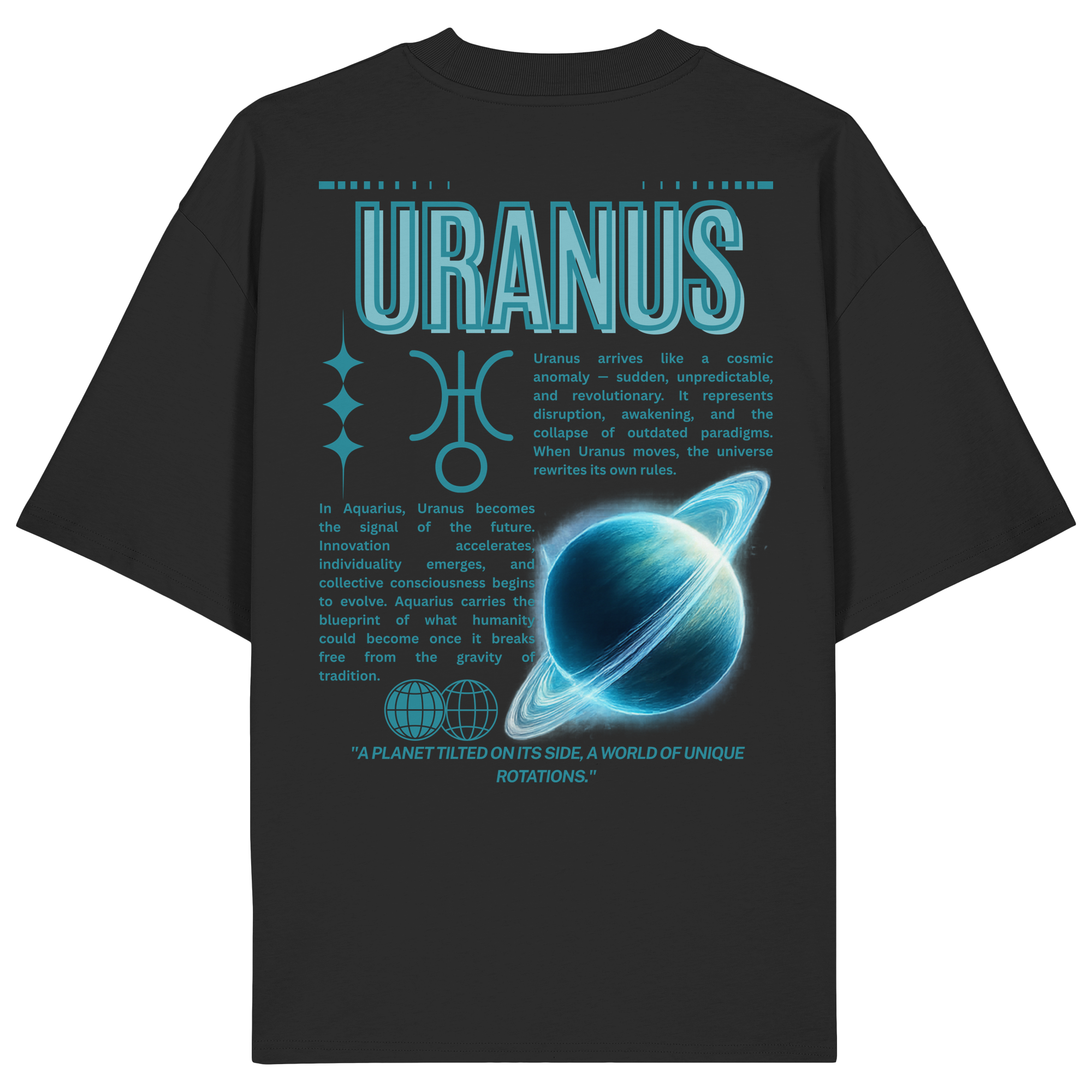 URANUS - Organic Oversize Shirt