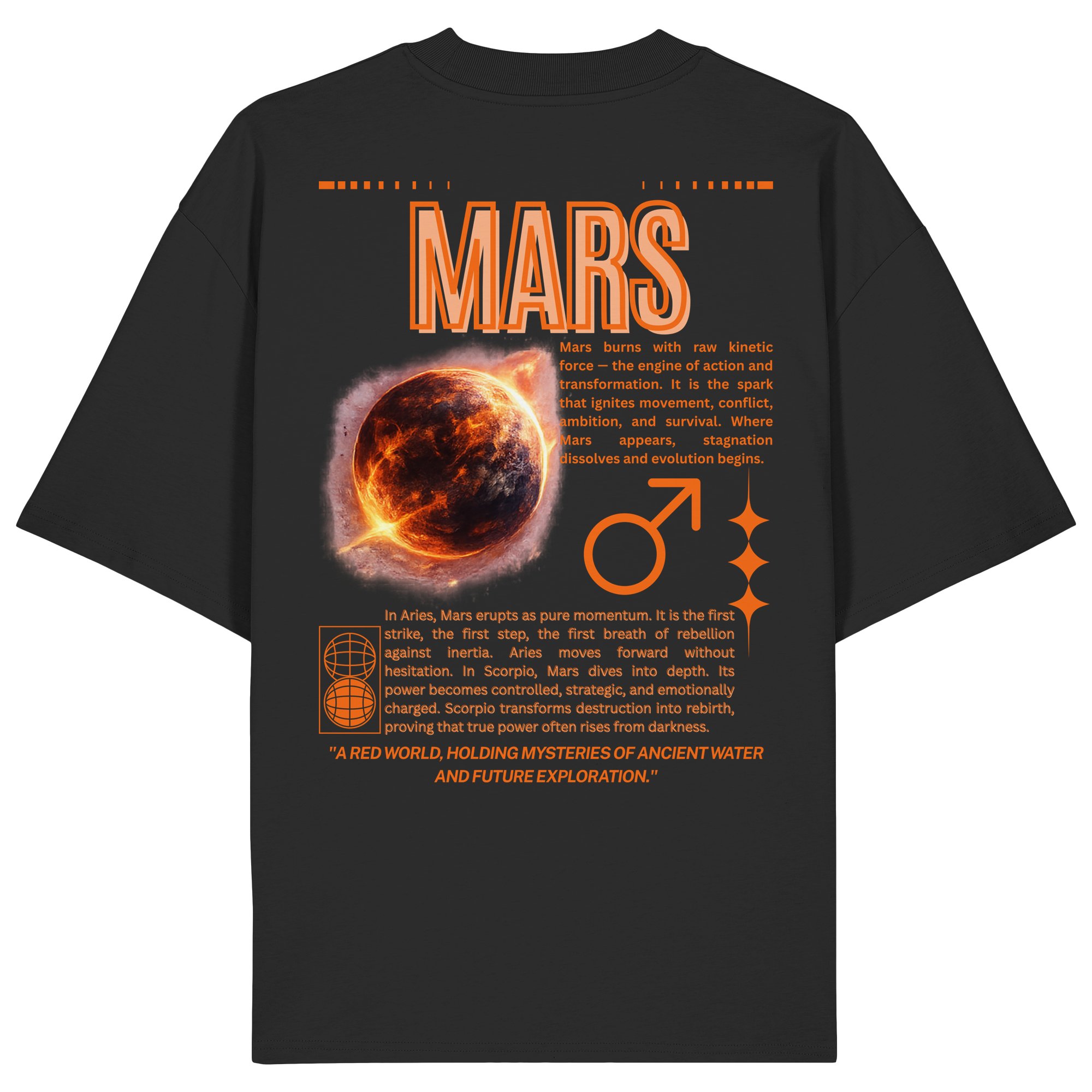 MARS - Organic Oversize Shirt