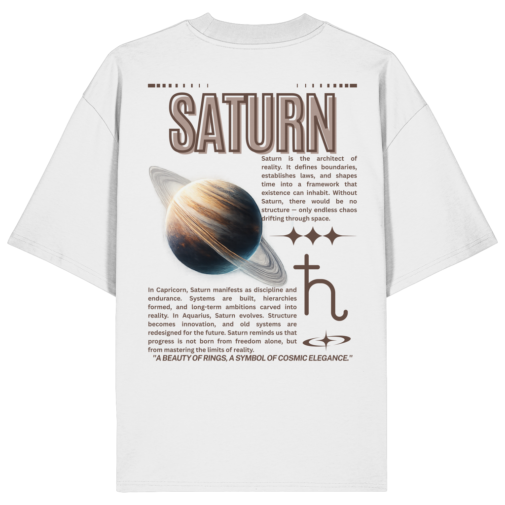 SATURN - Organic Oversize Shirt