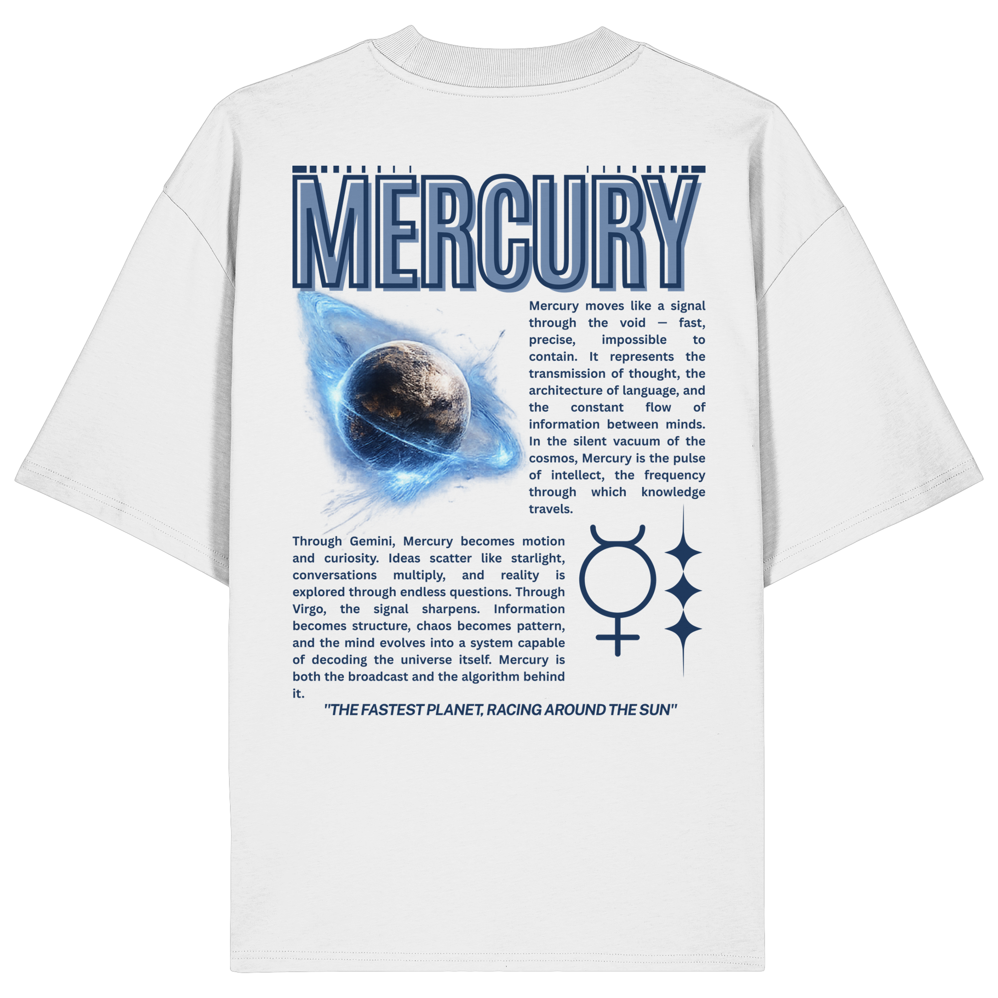 MERCURY - Organic Oversize Shirt