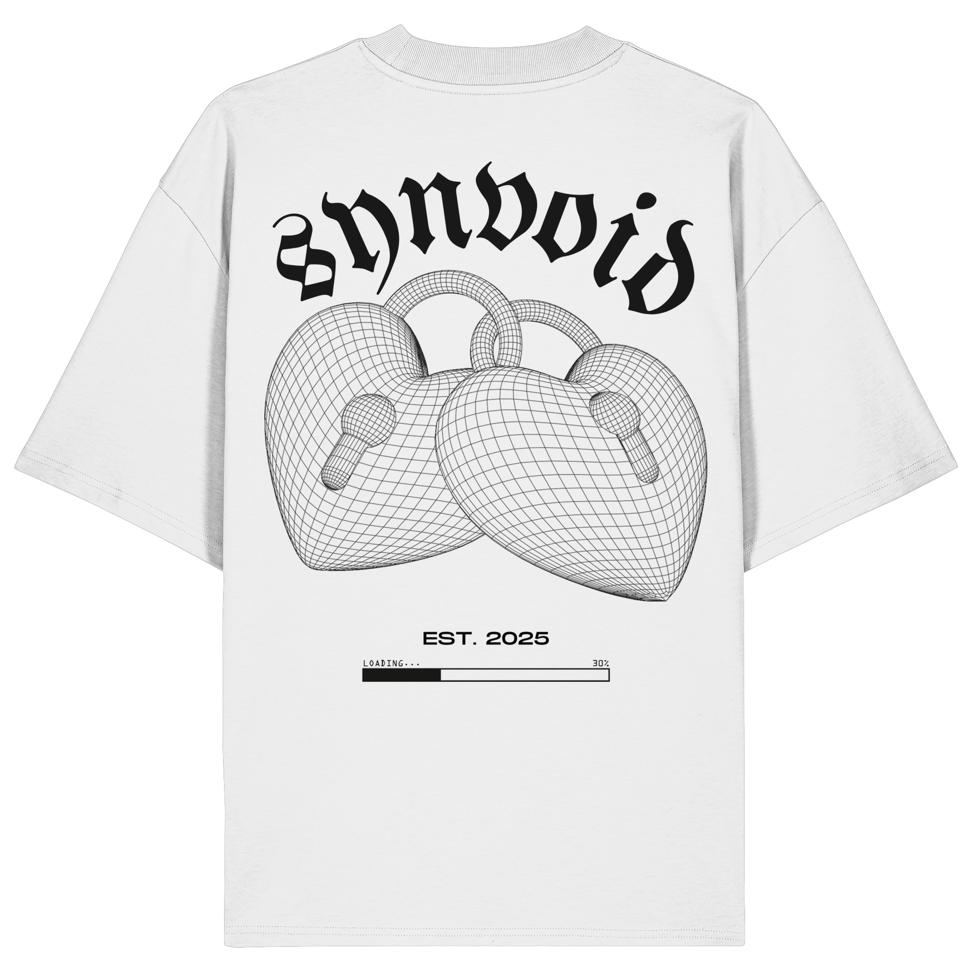 LOCKED HEARTS - Organic Oversize Shirt
