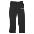 BLACK - Fluffy Track Sweatpants